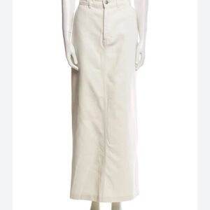 Commense Classic Cream Maxi Skirt